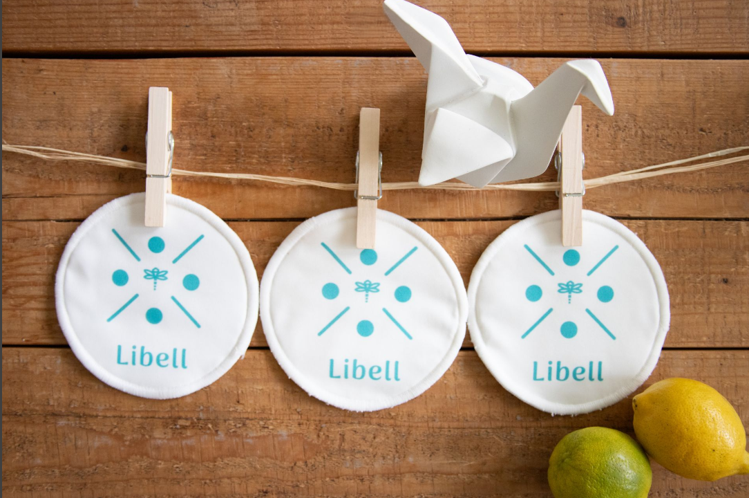 Premier pas maternité - 3 couches lavables + 4 Coussinets d'allaitement lavables