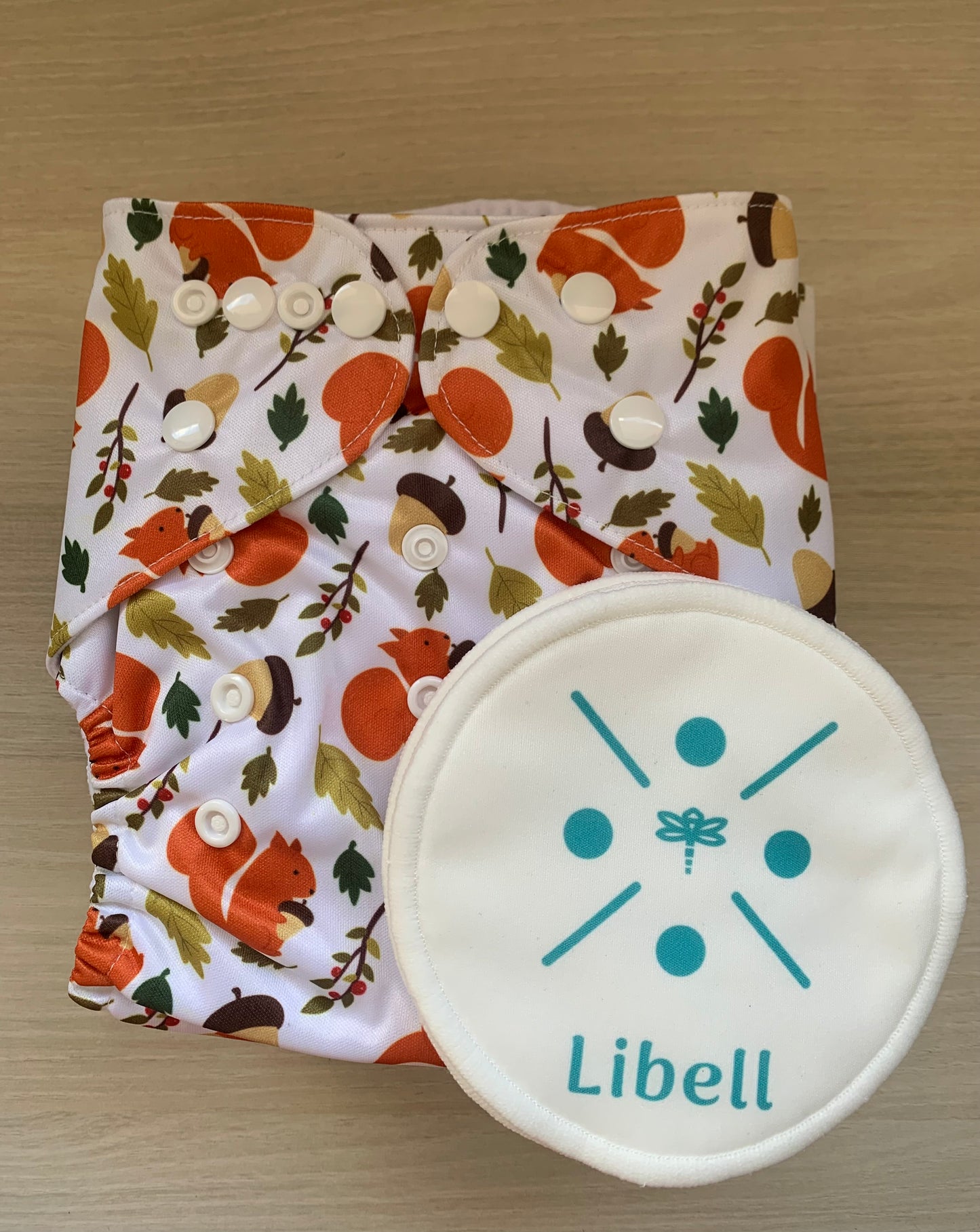 Premier pas maternité - 3 couches lavables + 4 Coussinets d'allaitement lavables